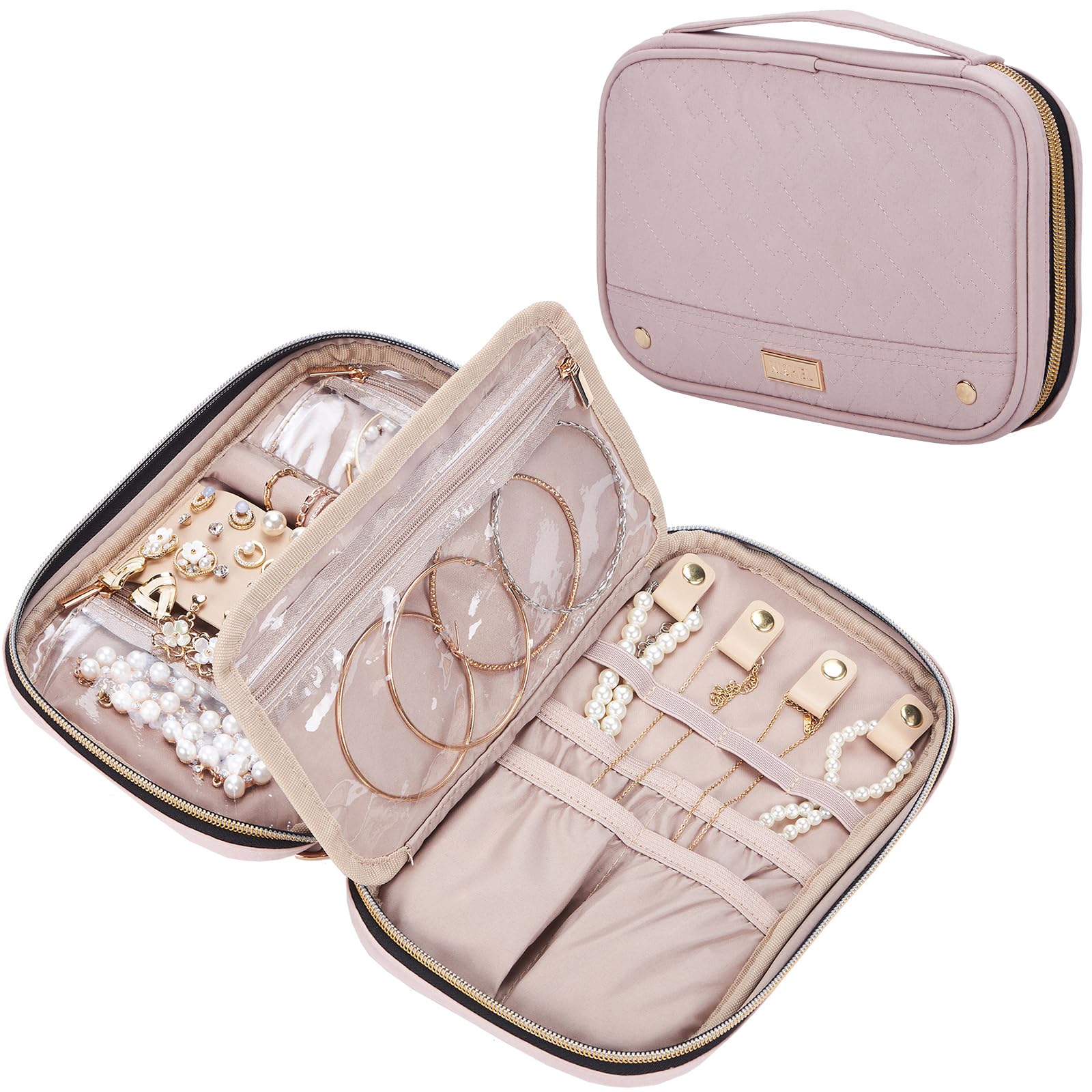 Amazon.com: NISHEL Travel Jewelry Case, Holiday Organizer for